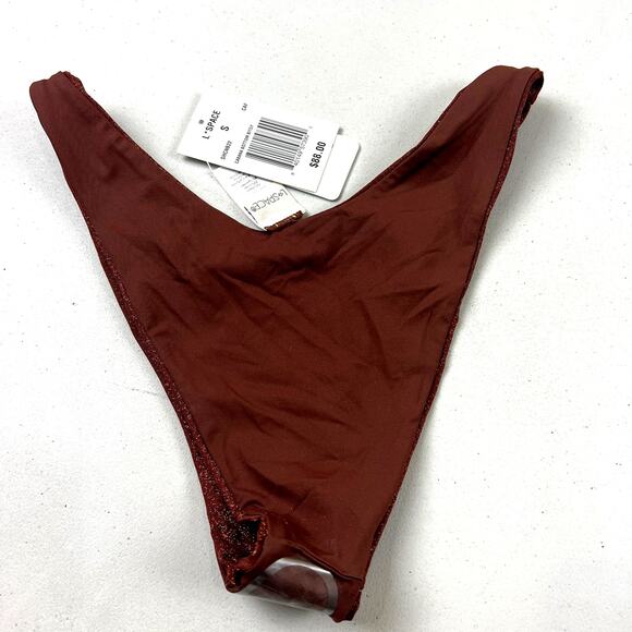 L*Space Shimmer Cabana Bikini Bottom Bitsy Small - Picture 5 of 8